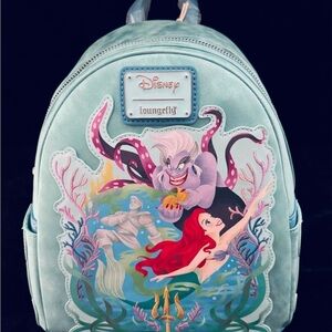 Loungefly Disney The Little Mermaid Glitter Mini Backpack